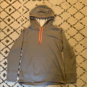 Danskin Now Gray Hoodie with Pink Trim